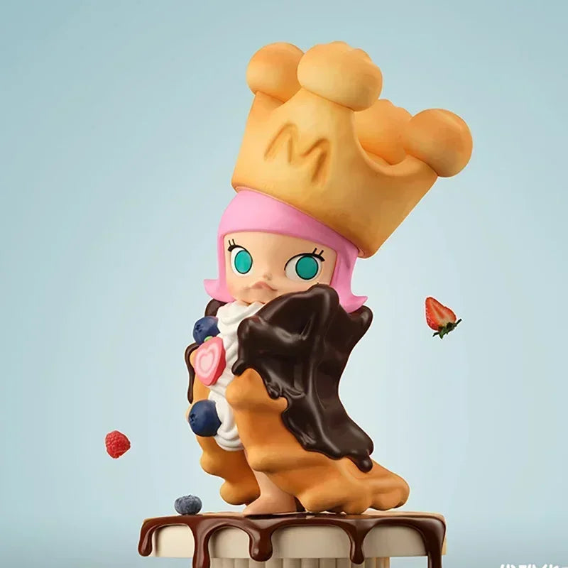Figurine PVC – Molly Carb-Lover Series – 8 cm – Gaufre élégante | BubuKawaii