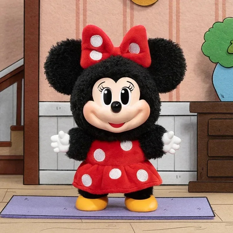 POP MART Mickey Family Cute Together — Plush Blind Box Keychain