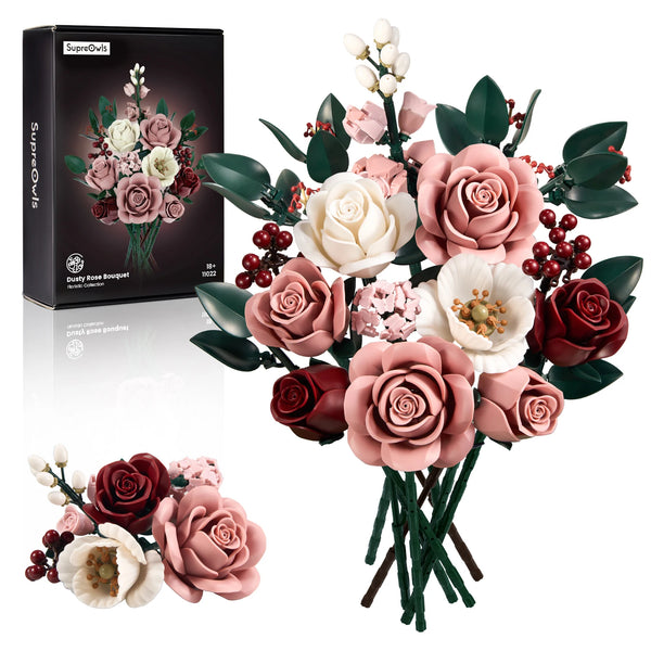 SupreOwls – Bouquet de Roses – Ensemble de Construction