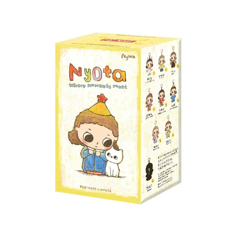 POP MART Nyota Where Moments Meet Series Pendentif Peluche Tendance Boîte Mystère Jouets Surprise Figurine d'Action