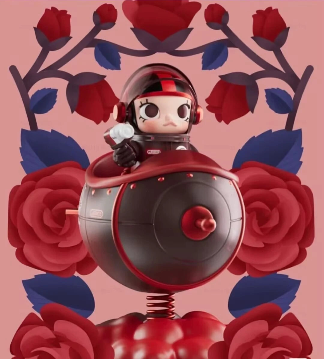 Pop Mart – Mega Space Molly 100% Blossom Series – Limited Edition Figure 11 cm