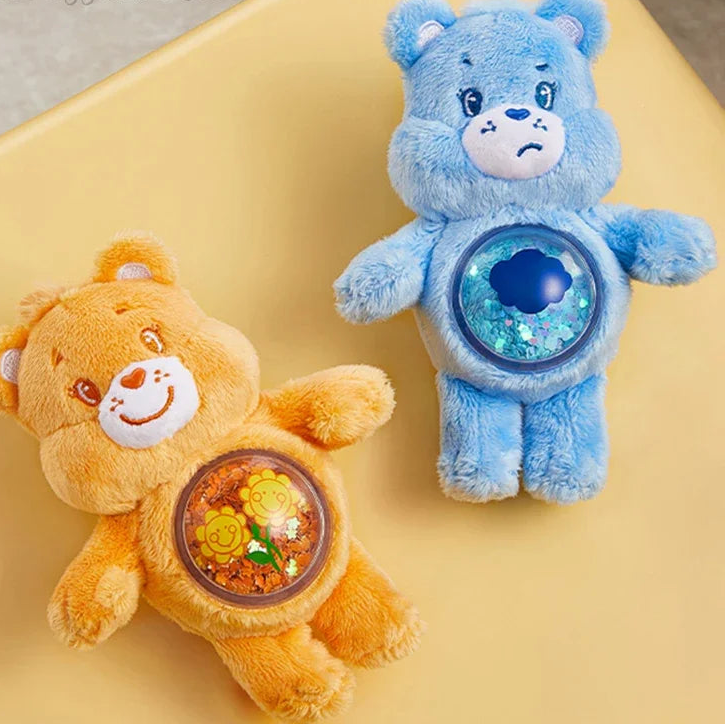 Pop Mart Care Bears – Cozy Life Series, Quicksand Plush Pendant, Blind Box, Mystery Box, Toys, Doll, Ornaments, Gift