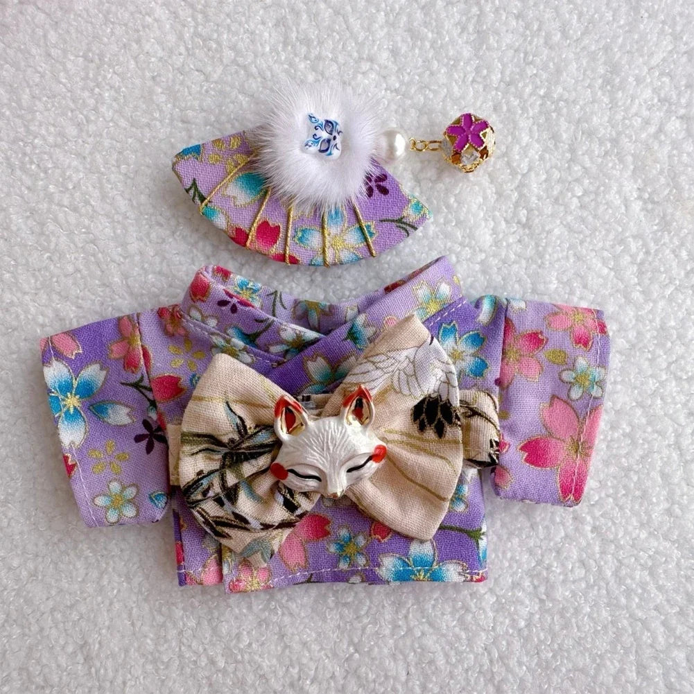 Costume Kimono Japonais pour Labubu  15-17 cm