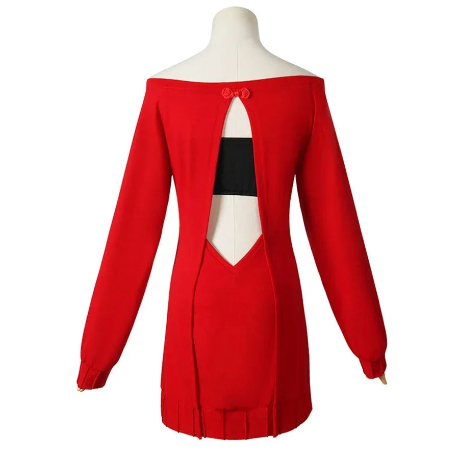 Yor Forger Cosplay Costume – Spy x Family – Dress and Wig
