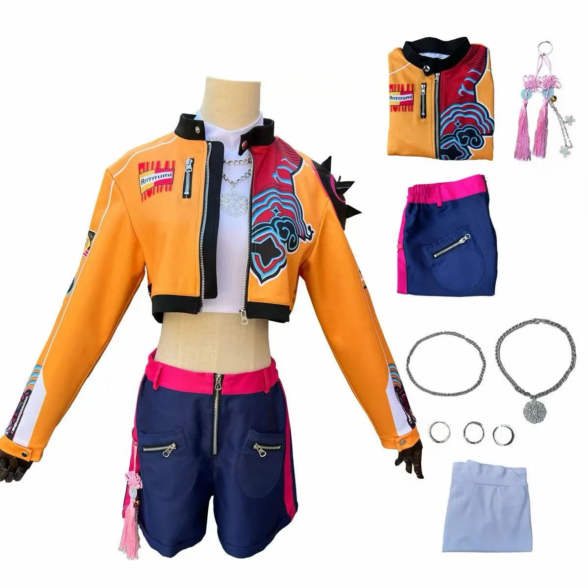Kawaii Pop Singers Costume – Zoey Rumi Mira – With Accessories