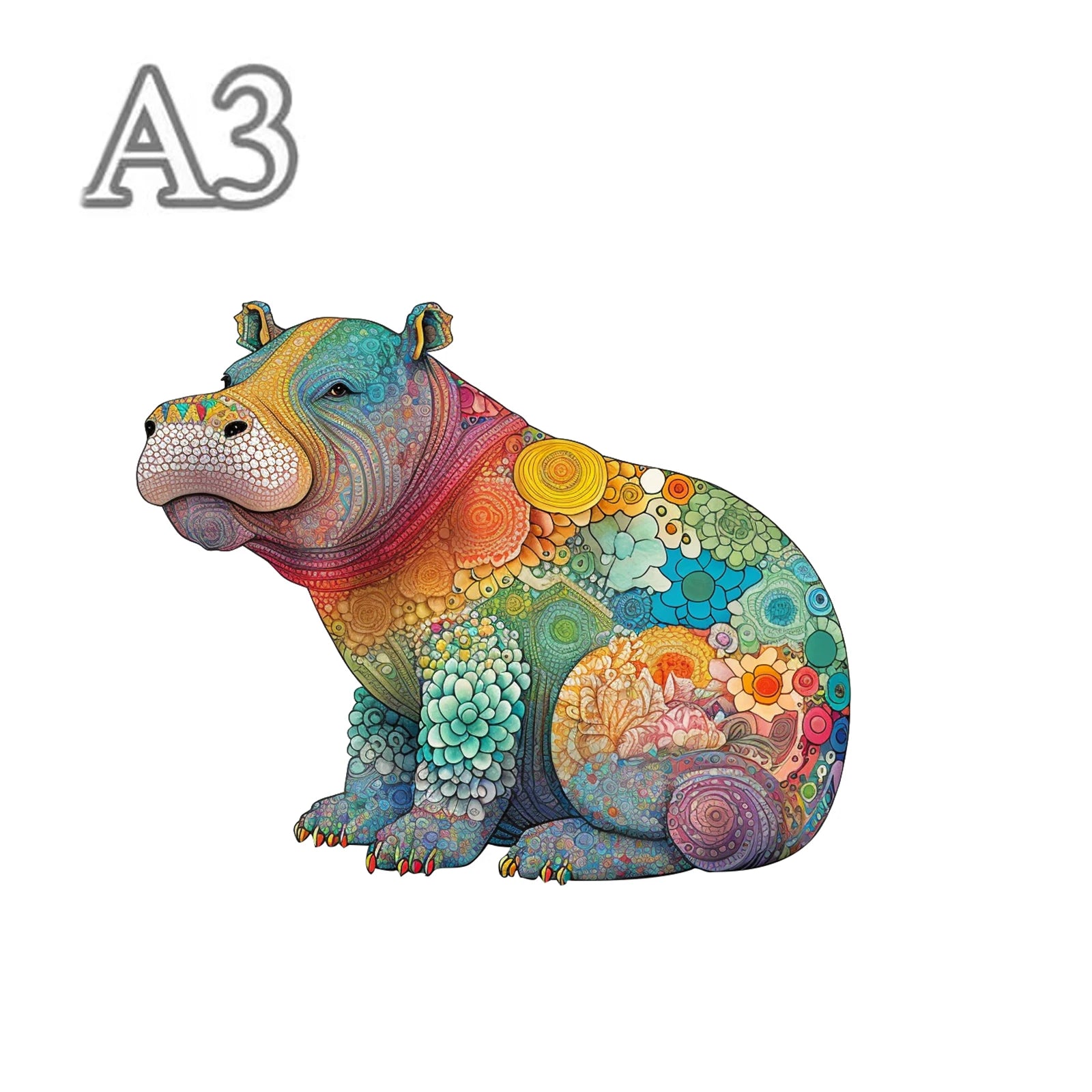Puzzle en Bois – Animaux Silhouettes – 3D Découpe Créative