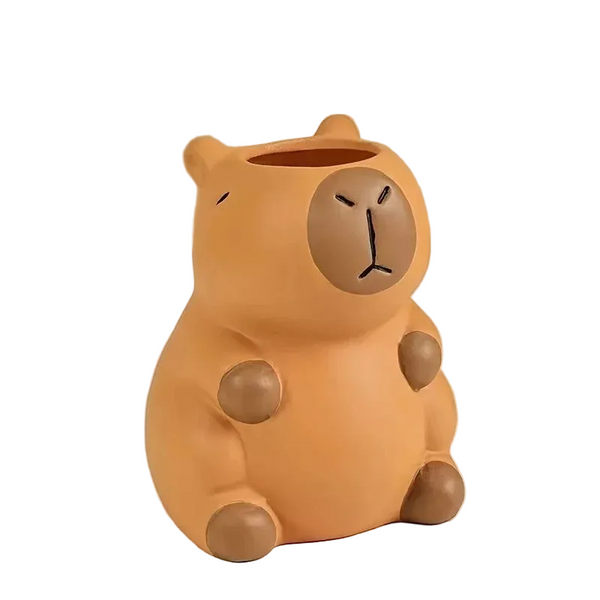 Kawaii Capybara Pen Holder – Desk Organizer