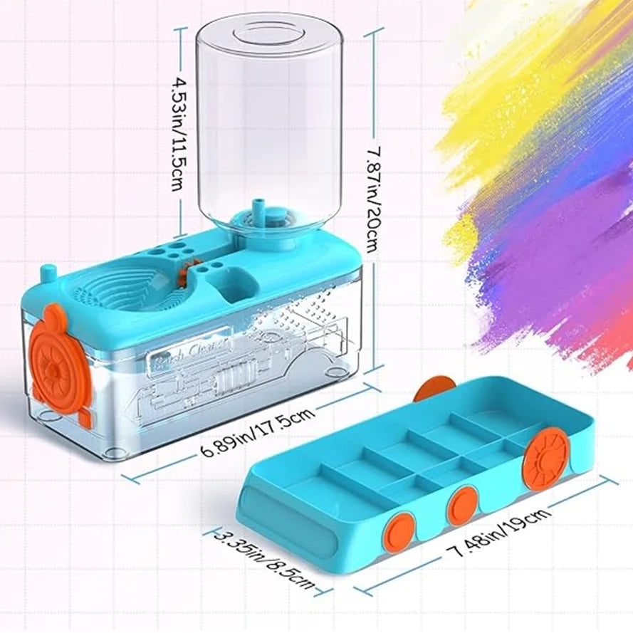 4-in-1 Brush Cleaner – Palette Stand and Basin