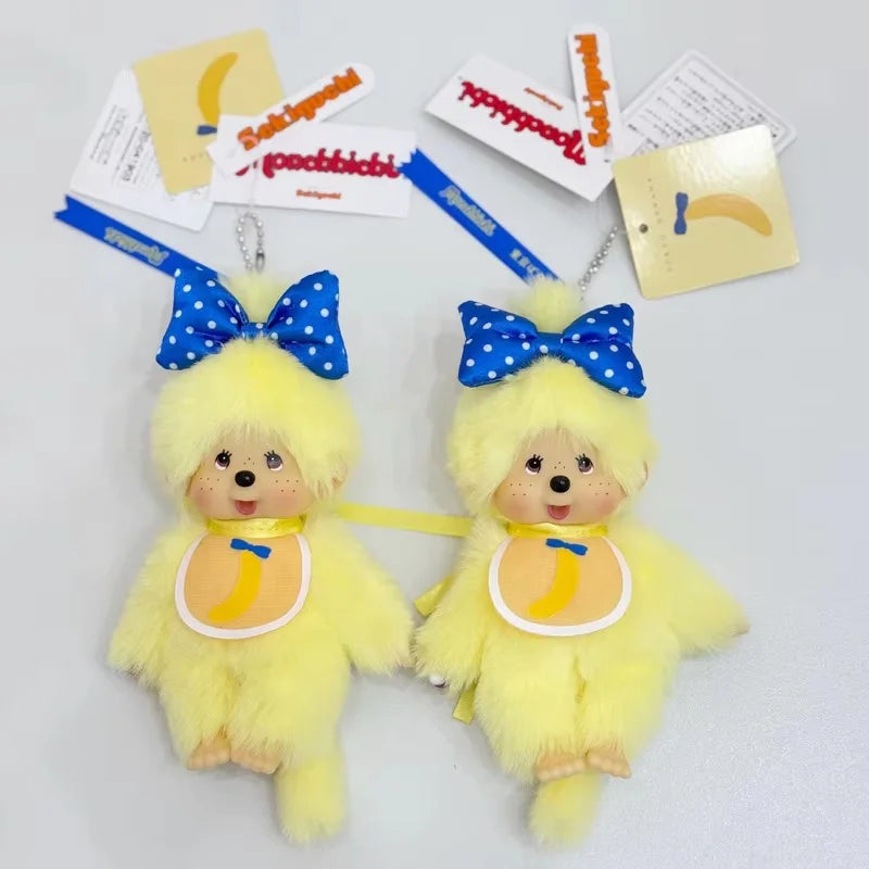 Bandai – Monchhichi Série Banane – Peluche 15 cm