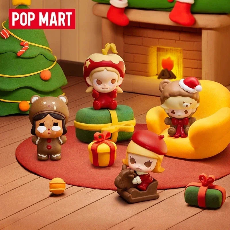 POP MART POP BEAN livraison de noël dans la série Progress boîte aveugle sac de devinettes boîte mystère jouets poupée…