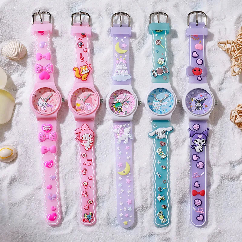 Montre Kawaii Hello Kitty Kuromi – Motif 3D Cartoon