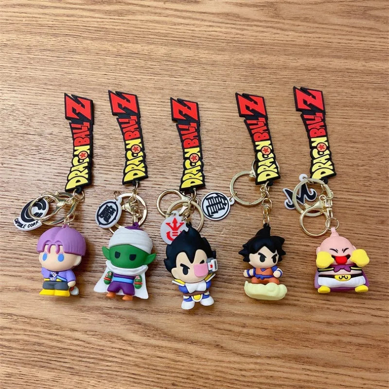 Dragon Ball keychain creative Goku and Vegeta pendant cartoon high-appearance value fashionable… – vue 6 | BubuKawaii