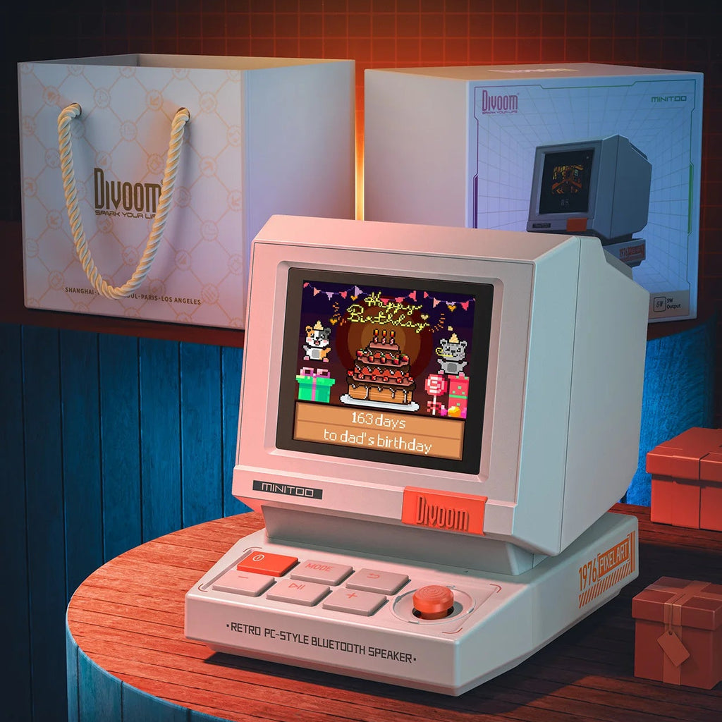 Retro Bluetooth Pixel Speaker – Divoom MiniToo