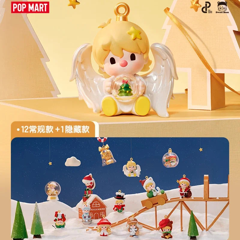 POP MART Sweet Bean votre série de vacances exclusive boîte mystère véritable boîte aveugle devinez jouets sac…