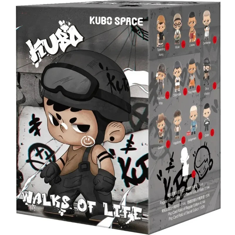 POP MART KUBO série promenades de la vie boîte aveugle à la mode jouets boîte mystère figurine d'action mystère…