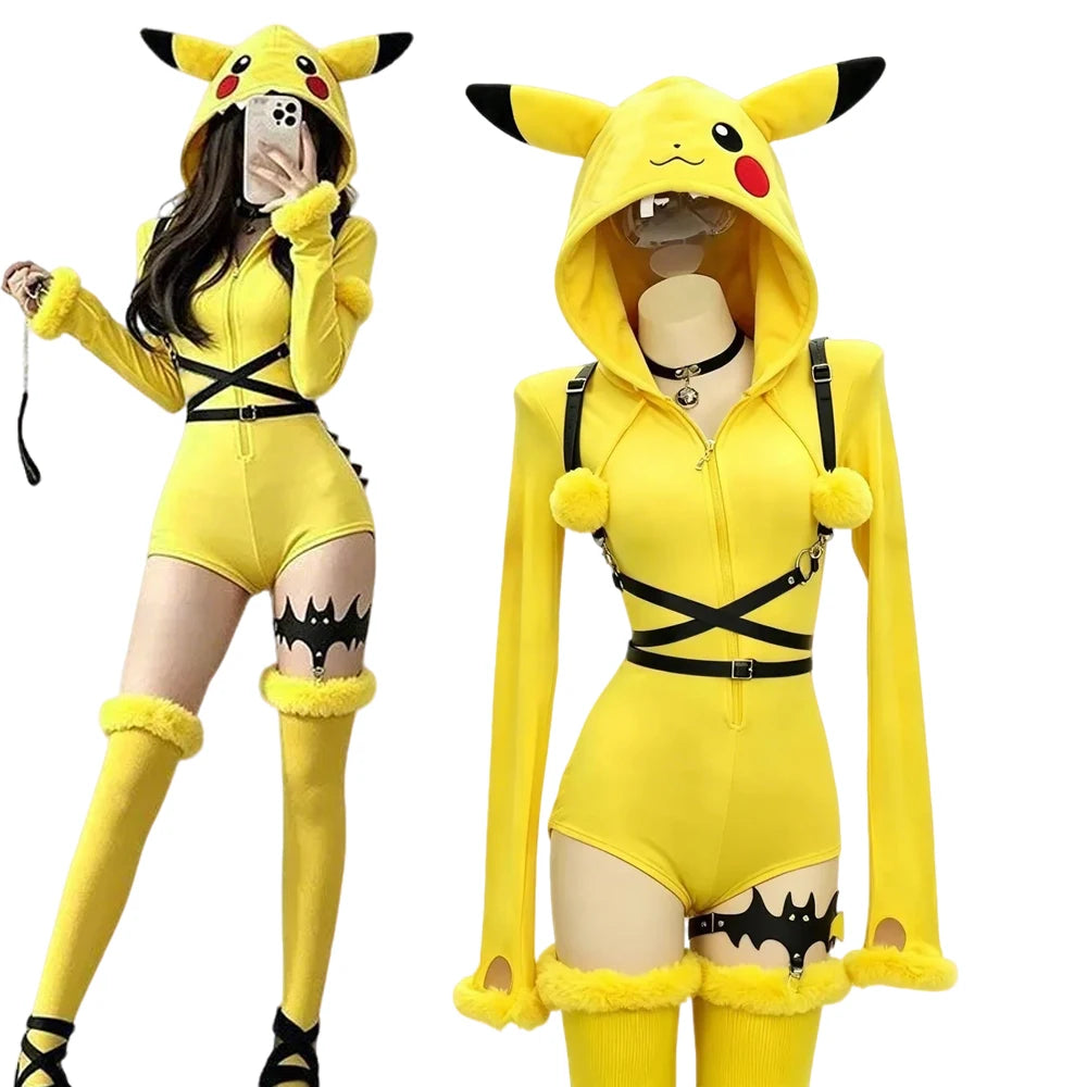 Mon Bubu Kawaii – Yellow Mouse Cosplay – Combinaison Peluche Kawaii