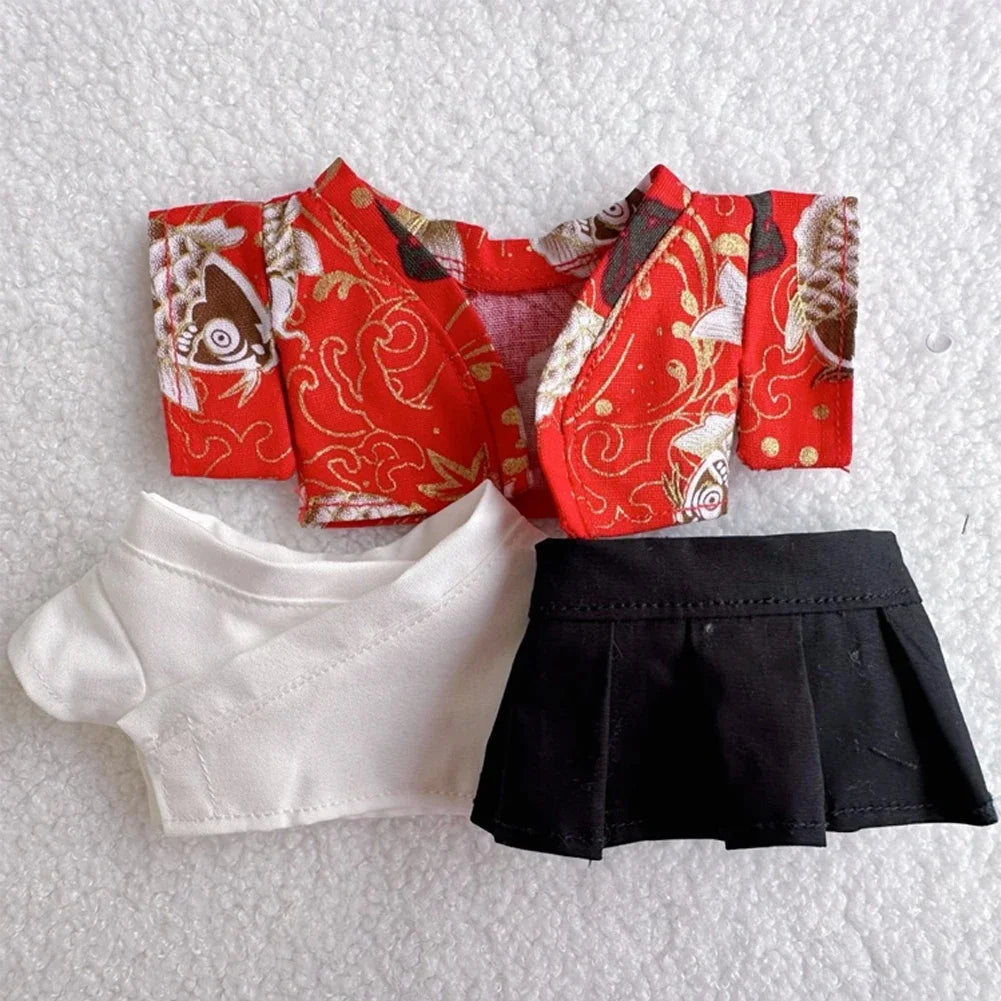 Costume Kimono Japonais pour Labubu  15-17 cm