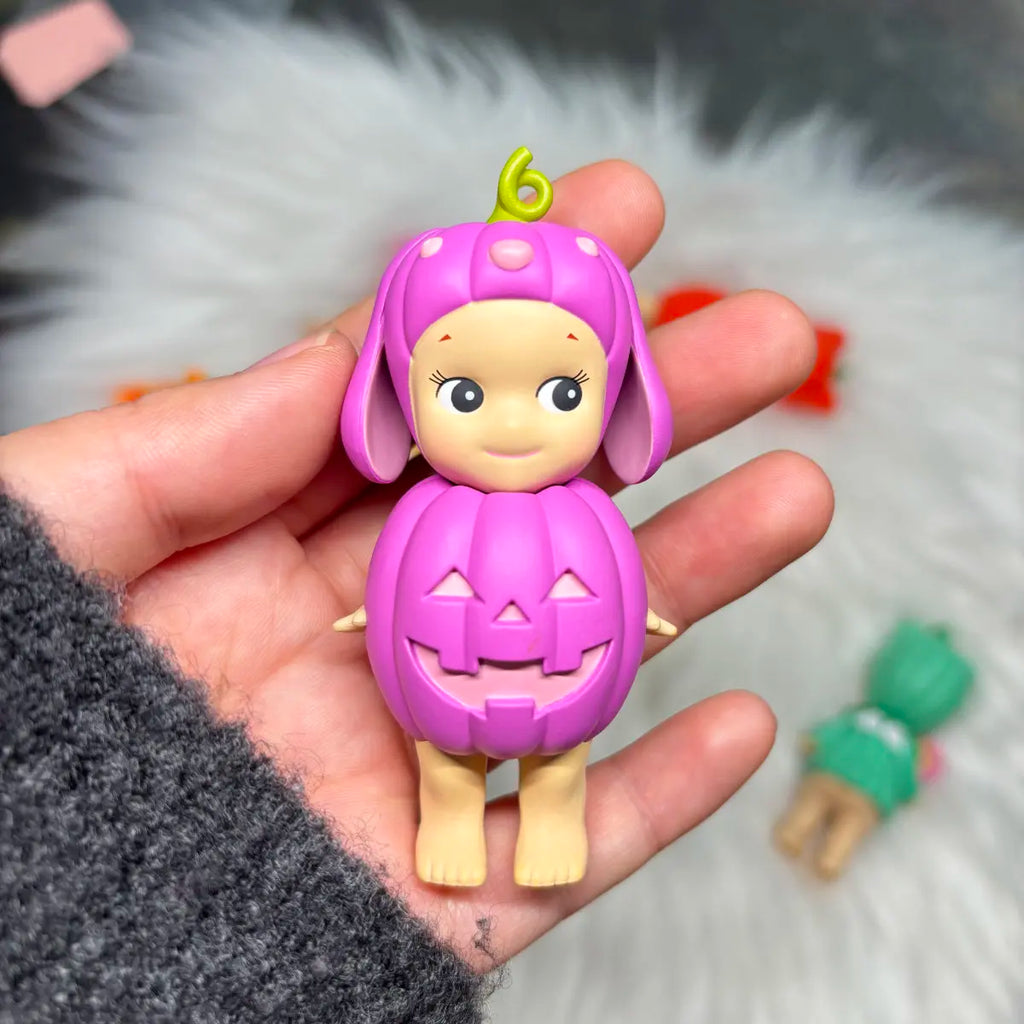 Figurine Sonny Angel Mini, série Pumpkin Patch, boîte mystère, Halloween 2025, lapin aux oreilles tombantes,…