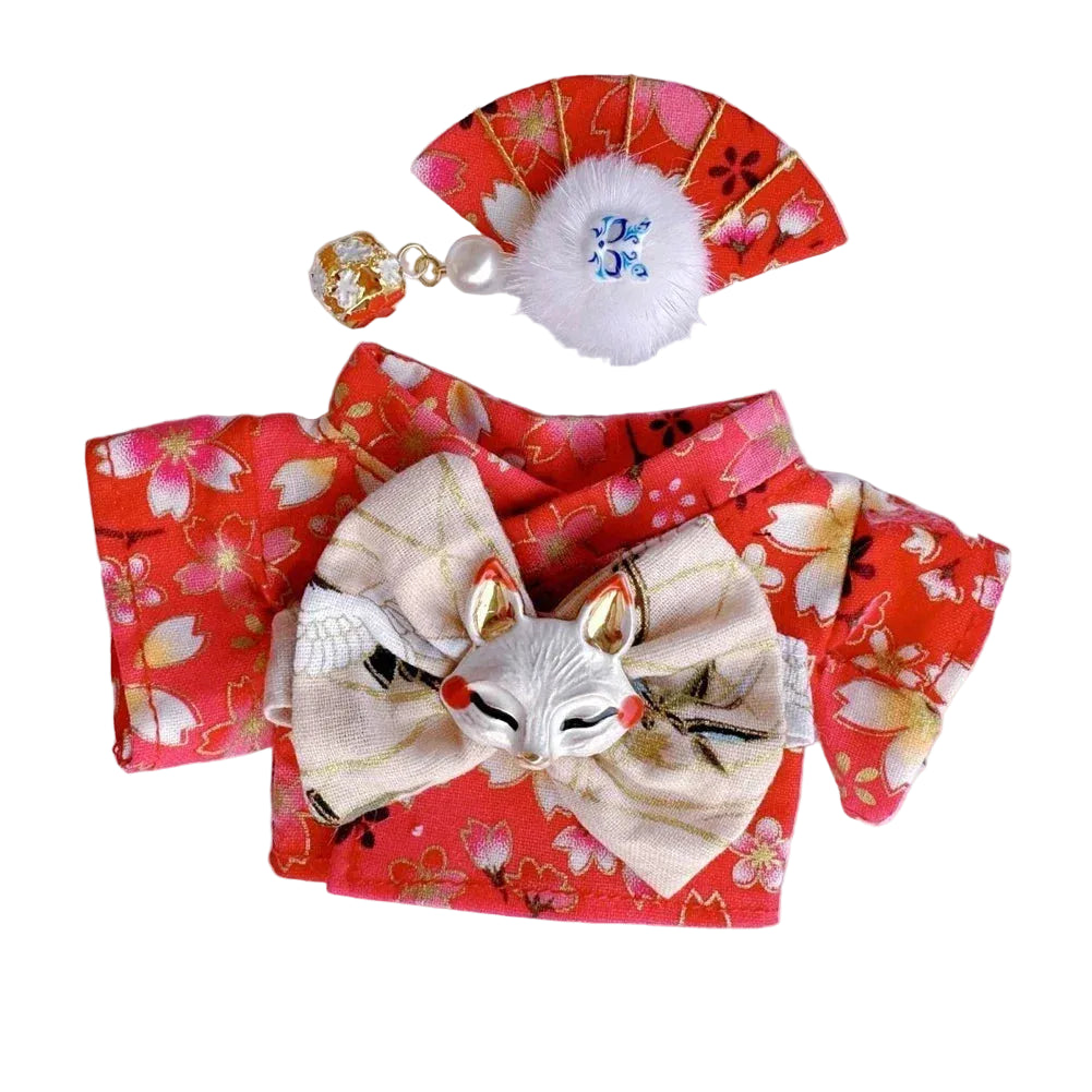 Costume Kimono Japonais pour Labubu  15-17 cm