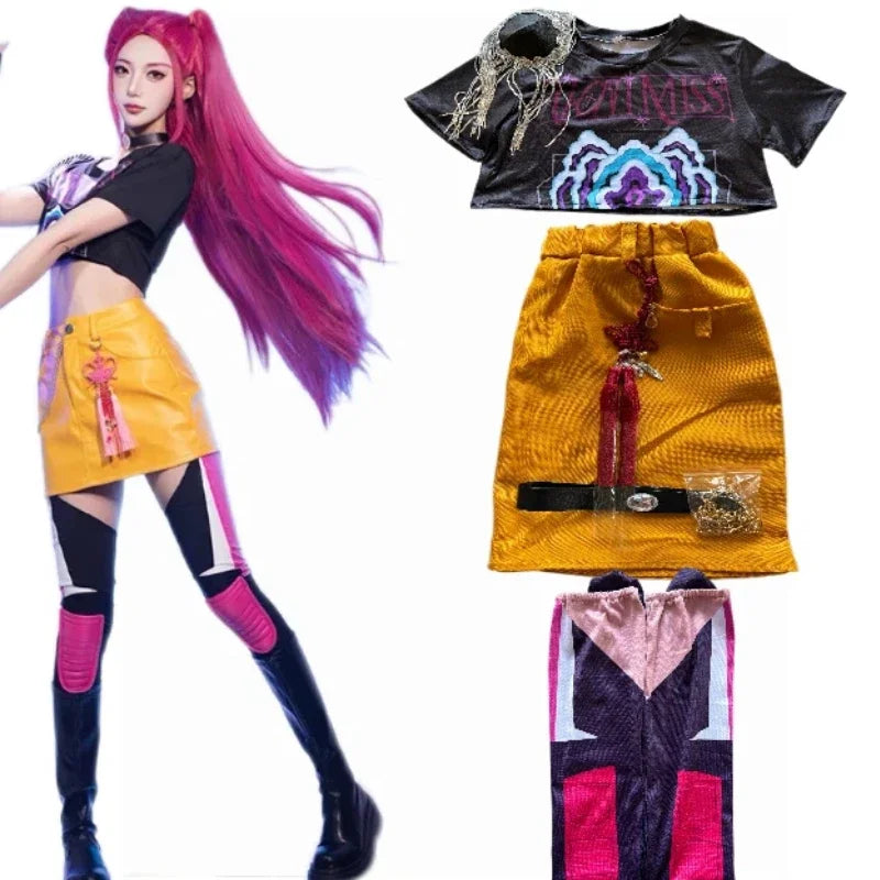 Kawaii Pop Singers Costume – Zoey Rumi Mira – With Accessories