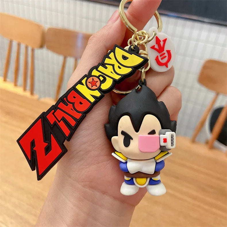 Dragon Ball keychain creative Goku and Vegeta pendant cartoon high-appearance value… – Keychain-B – vue 10 | BubuKawaii