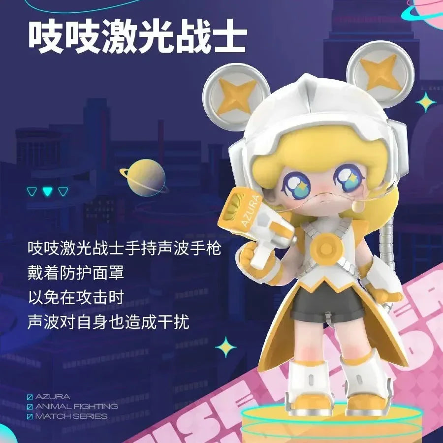Pop Mart véritable Azura série de sport animale boîte aveugle boîte mystère originale jouets poupée mignon Anime…
