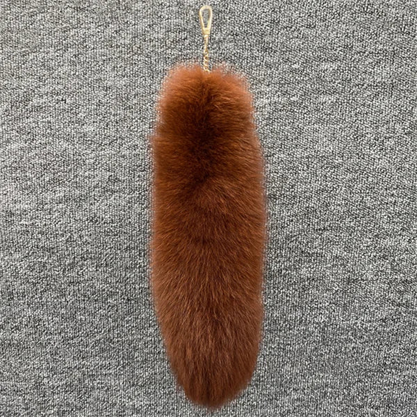 Huge Fluffy Faux Fur Fox Tail Keychain Bag Charms Therian Tail Fox Tail Keychain Fur… – Couleur 30 – vue 21 | BubuKawaii
