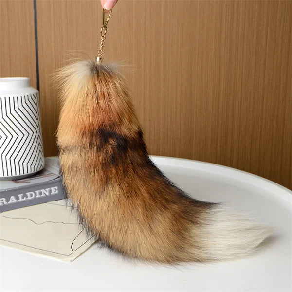 Huge Fluffy Faux Fur Fox Tail Keychain Bag Charms Therian Tail Fox Tail Keychain Fur… – Couleur 3 – vue 19 | BubuKawaii