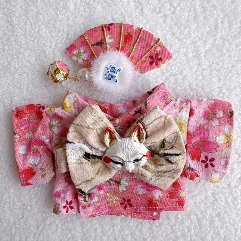 Costume Kimono Japonais pour Labubu  15-17 cm