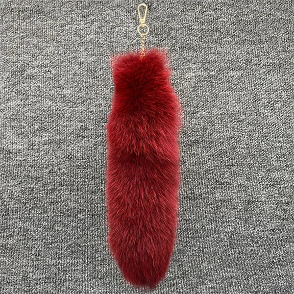 Huge Fluffy Faux Fur Fox Tail Keychain Bag Charms Therian Tail Fox Tail Keychain Fur… – Couleur 39 – vue 34 | BubuKawaii