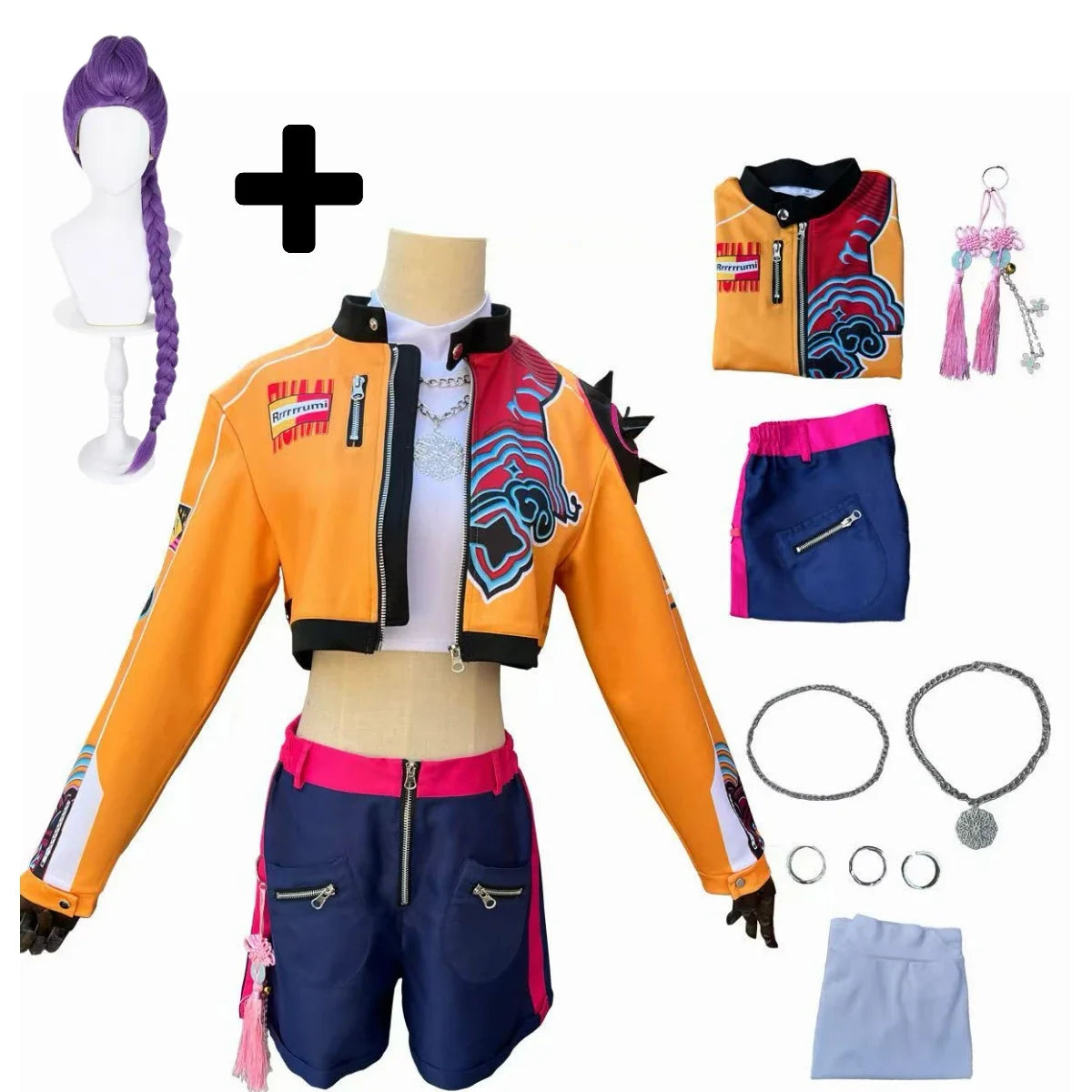 Kawaii Pop Singers Costume – Zoey Rumi Mira – With Accessories