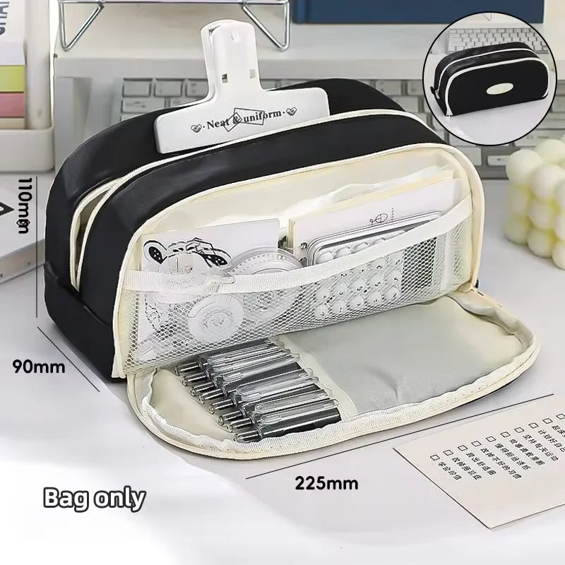 Kawaii School Pencil Case Large Capacity Multi-Pocket
