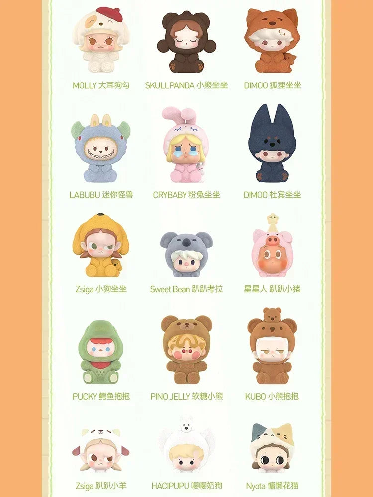 Pop Mart – Bean Pyjama Drag Series – Blind Box – Lot de 15 (set complet) | BubuKawaii