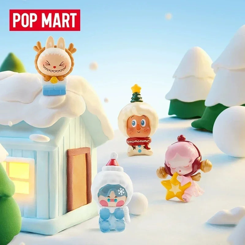POP MART POP BEAN livraison de noël dans la série Progress boîte aveugle sac de devinettes boîte mystère jouets poupée…