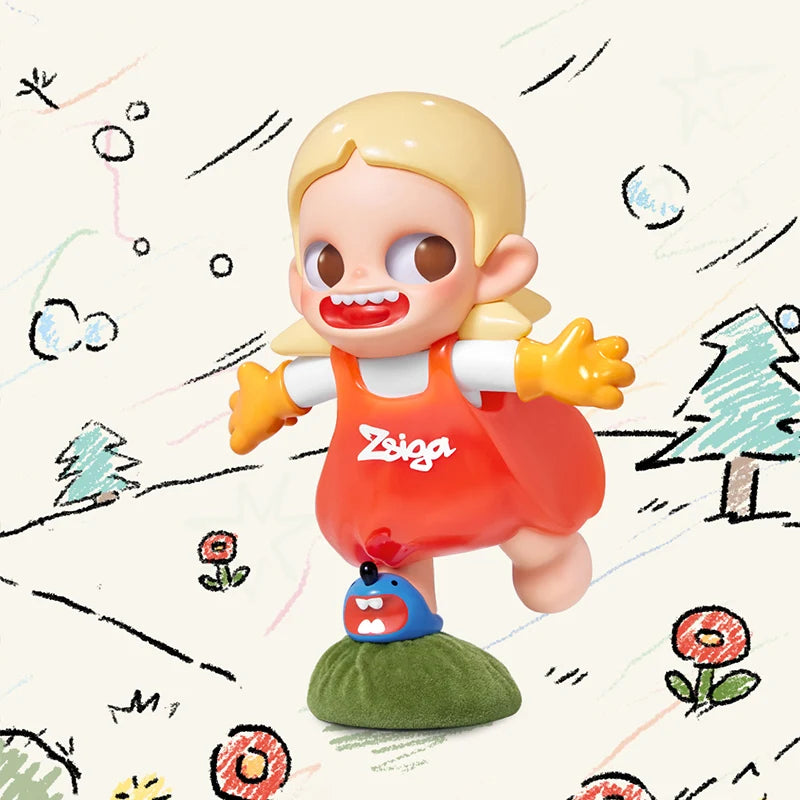 POP MART Zsiga Borderline Drifter série figurines 1 pièce/12 pièces boîte aveugle POPMART