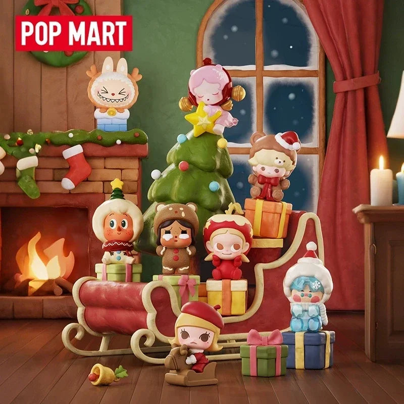 POP MART POP BEAN livraison de noël dans la série Progress boîte aveugle sac de devinettes boîte mystère jouets poupée…