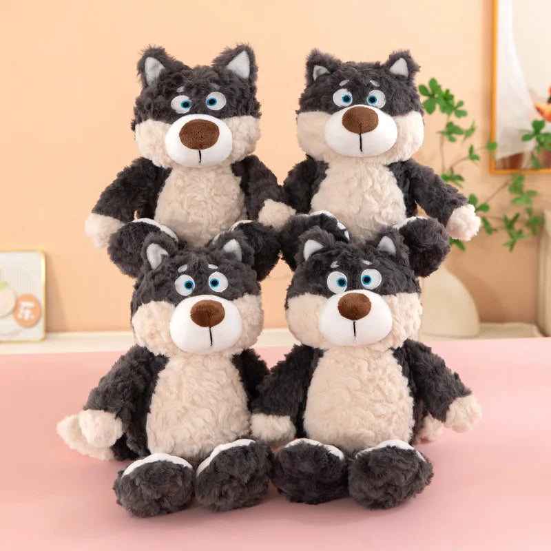 Peluche Loup Gris Kawaii 40cm