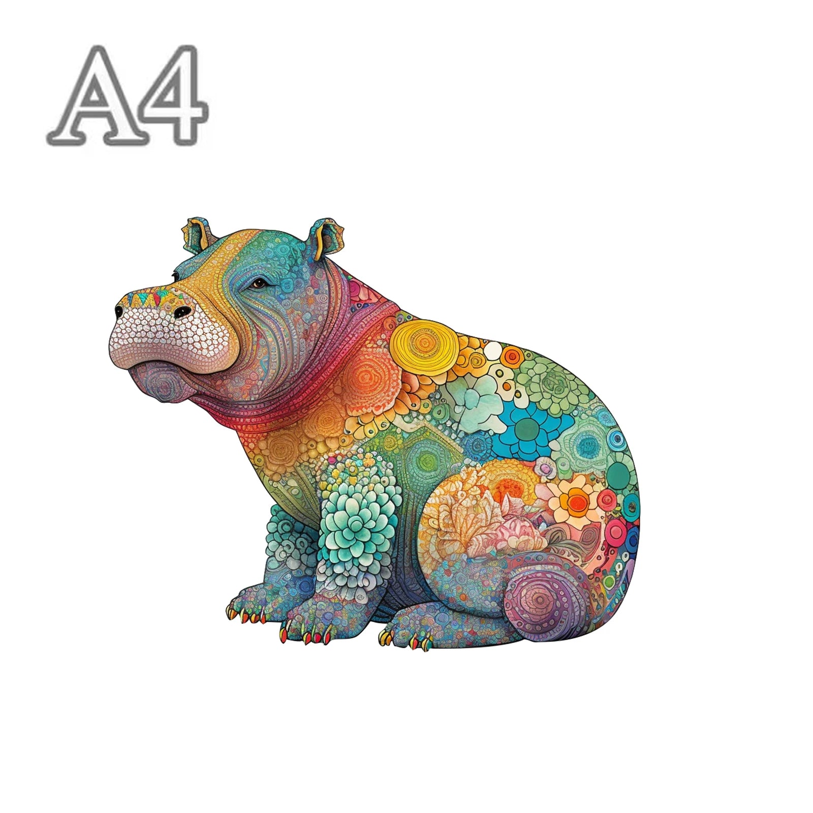 Puzzle en Bois – Animaux Silhouettes – 3D Découpe Créative