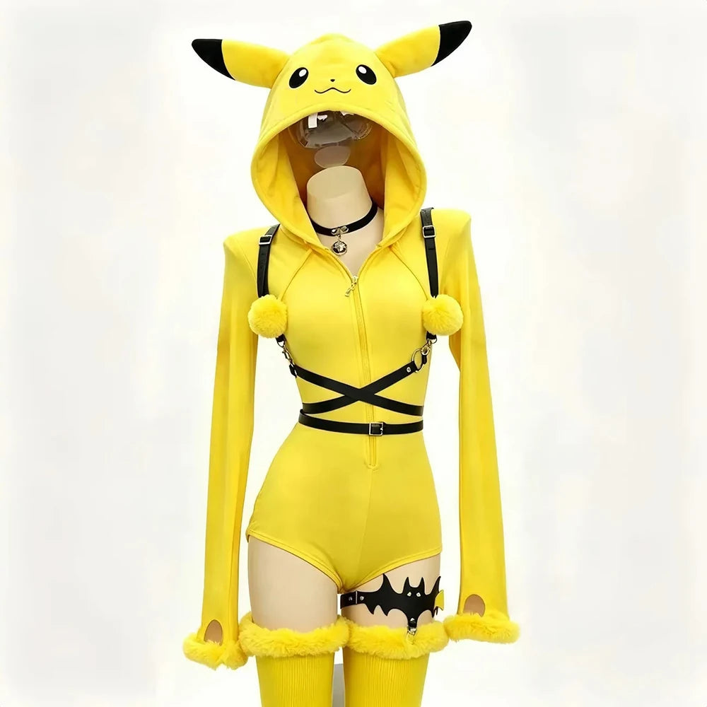 Mon Bubu Kawaii – Yellow Mouse Cosplay – Combinaison Peluche Kawaii