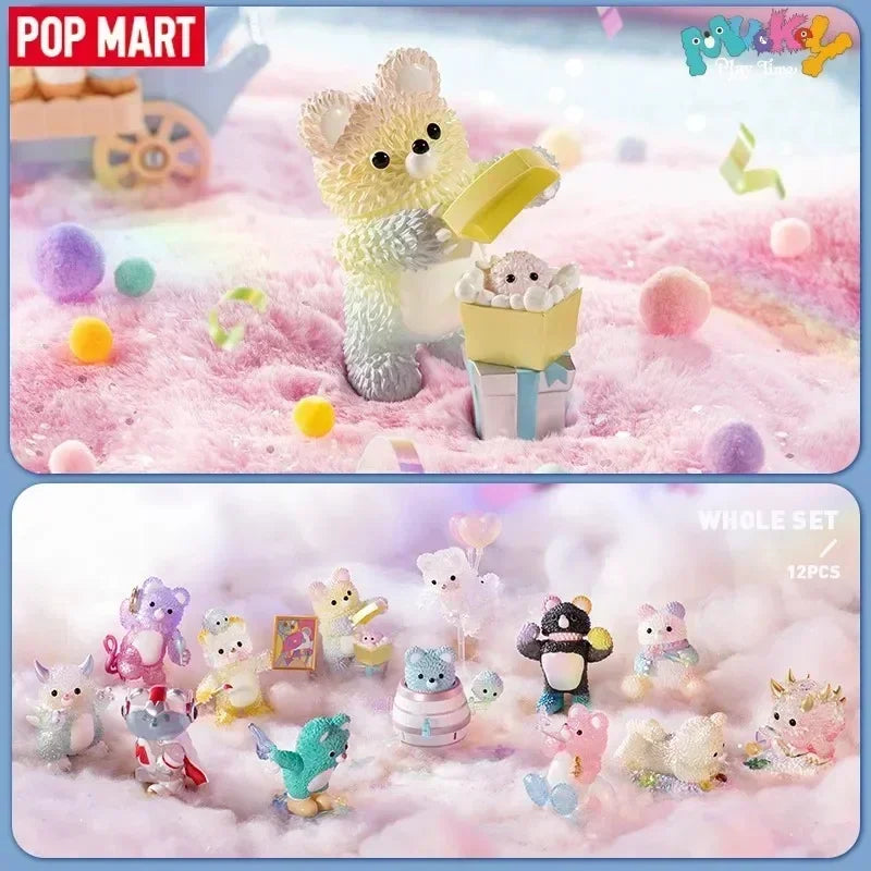 Pop Mart Instinctoy Muckey jouer temps série boîte aveugle devinez sac boîte mystère jouets poupée mignon Anime Figure…