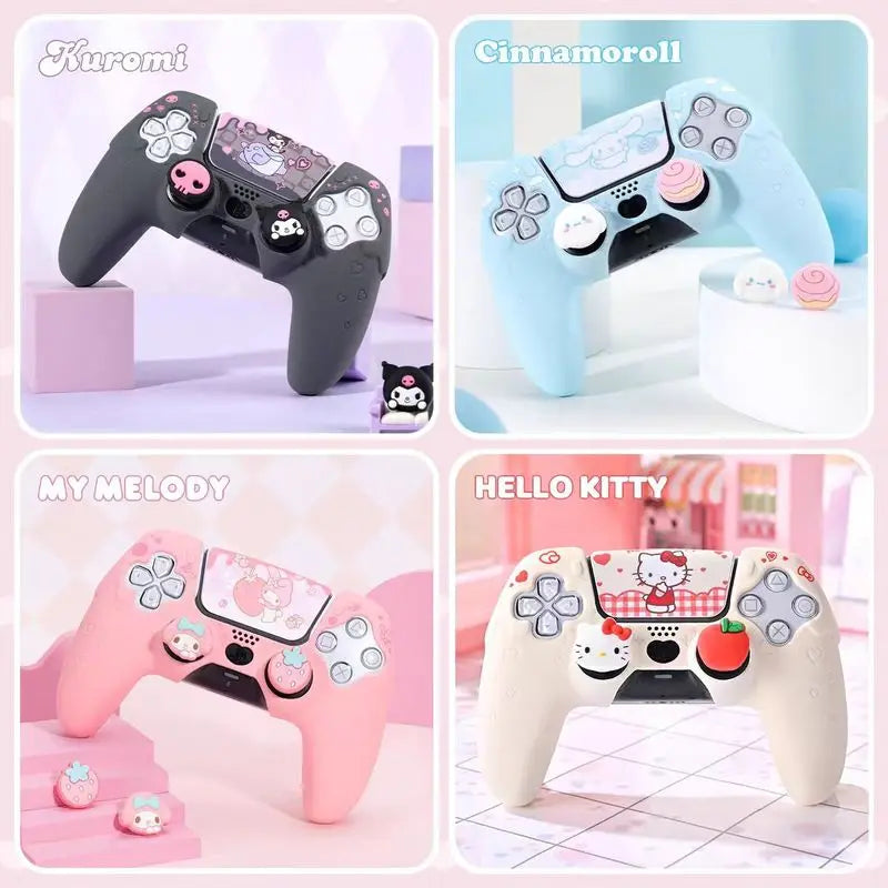 Housse Manette Gamepad Kawaii Hello Kitty - Protection Anti-Chute