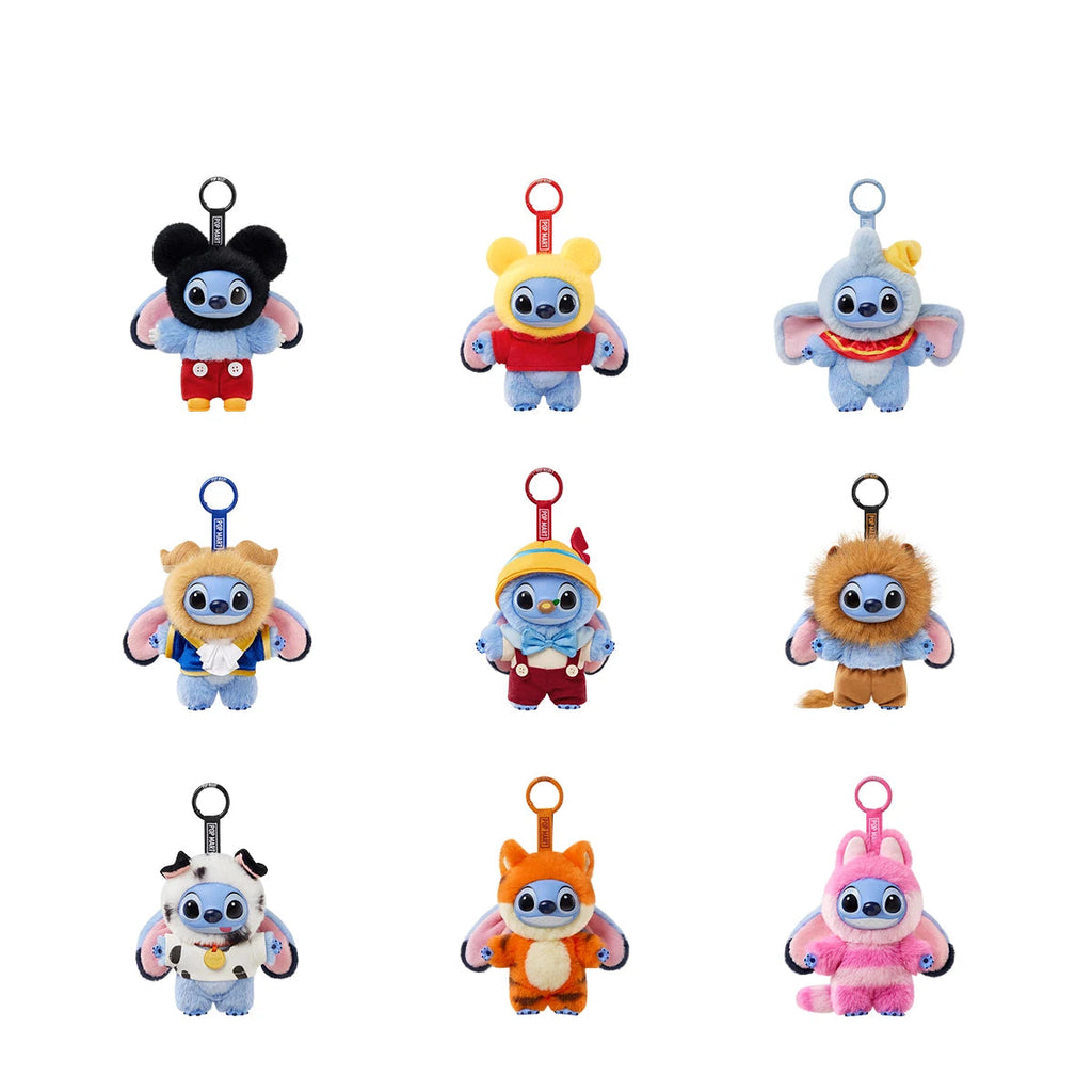 Pop Mart – Stitch Peluche Vinyle Pendentif Série Aventure