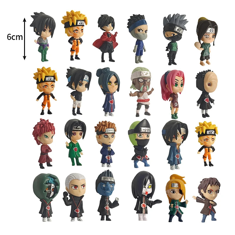 Mon Bubu Kawaii – Calendrier de l'Avent Naruto 2025 – Coffret 24 Figurines PVC