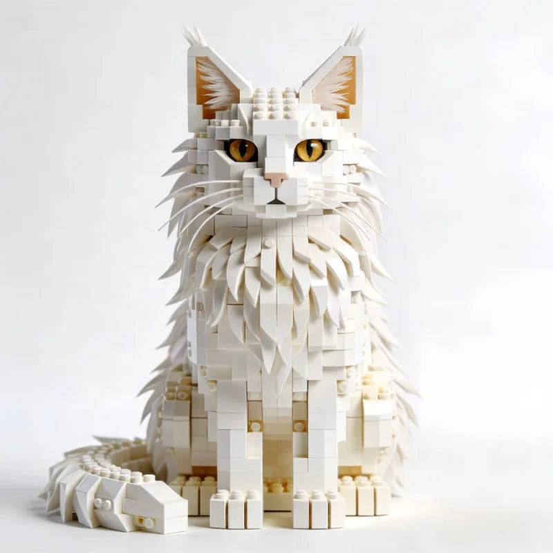 Mon Bubu Kawaii – Chat Maine Coon – Kit de Construction ABS