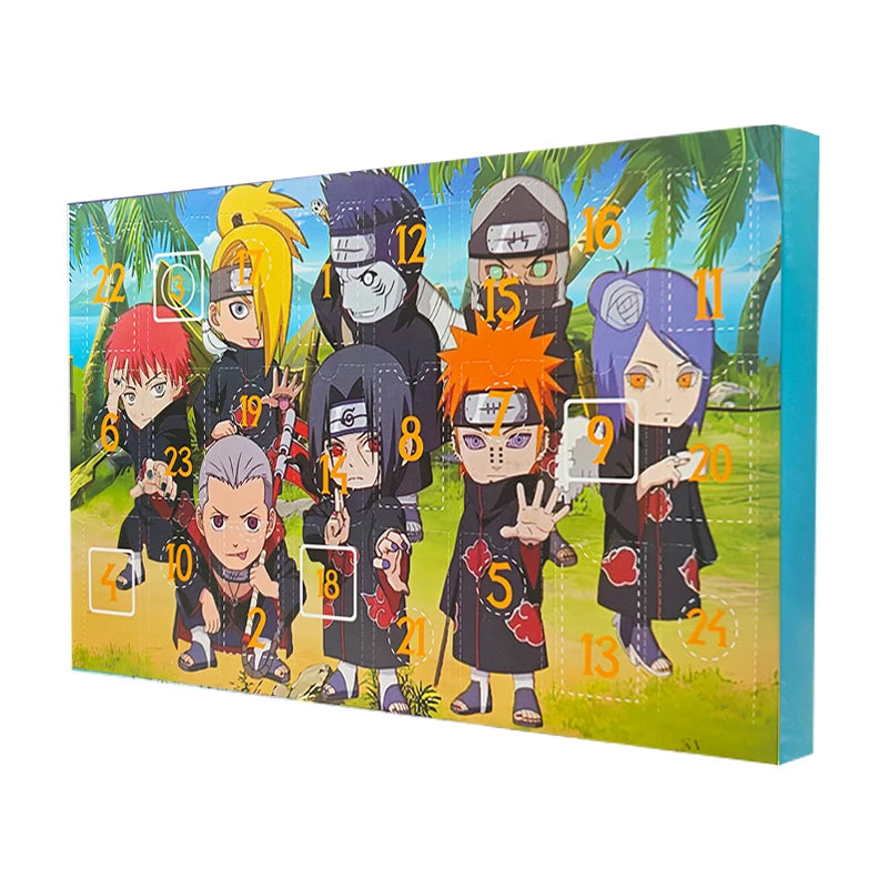Mon Bubu Kawaii – Calendrier de l'Avent Naruto 2025 – Coffret 24 Figurines PVC