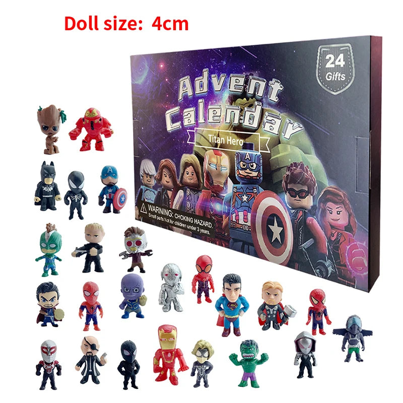 Mon Bubu Kawaii – Calendrier de l'Avent Naruto 2025 – Coffret 24 Figurines PVC
