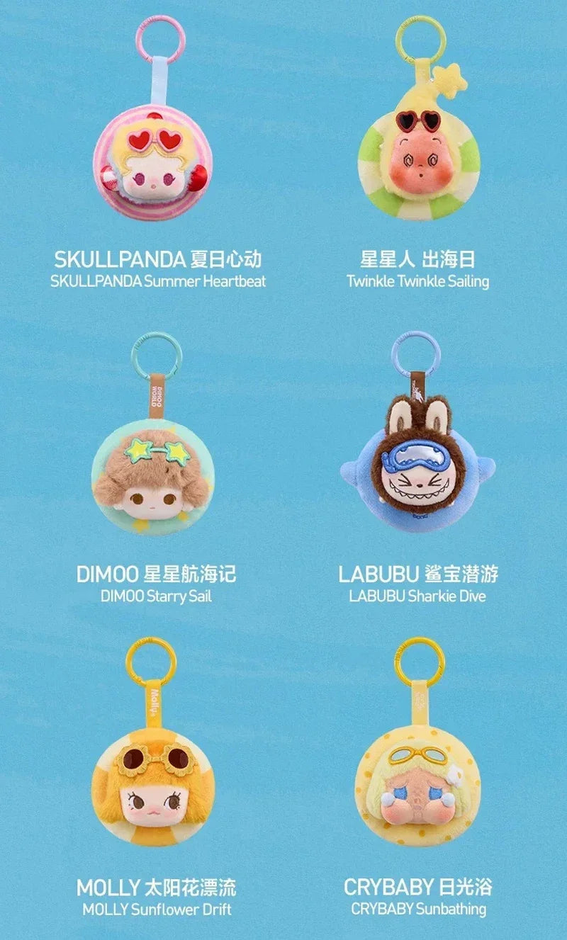 Peluche Pendentif POP BEAN Island Vacation Series
