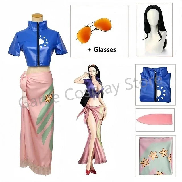 Costume Cosplay Nico Robin – One Piece – Perruque incluse – Costume et perruque | BubuKawaii