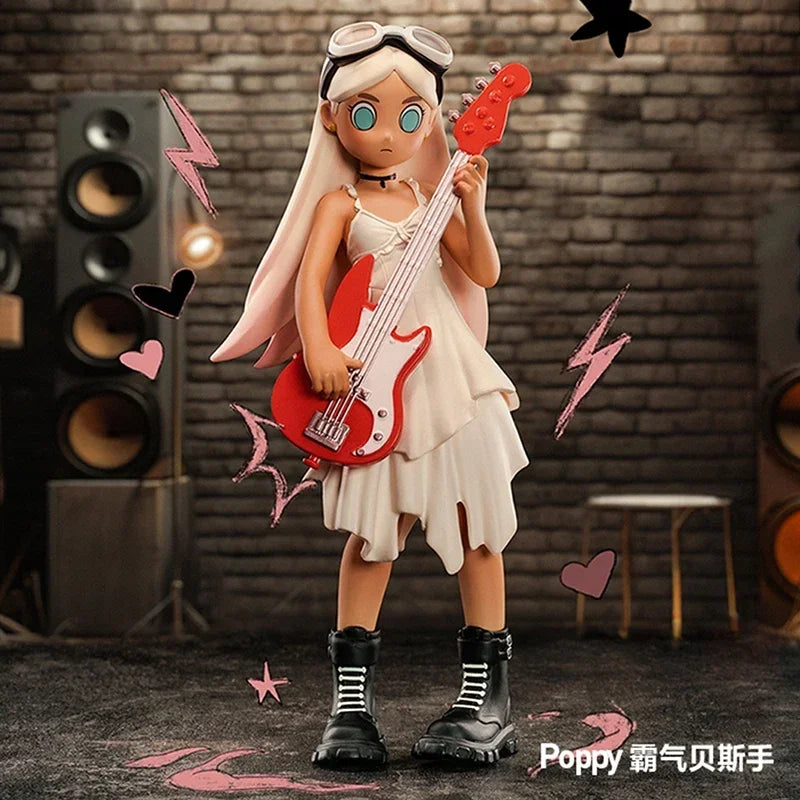 POP MART – boîte aveugle de la série Peach Riot Rise Up, jouets, figurine d'action Anime Kawaii, boîte mystère…