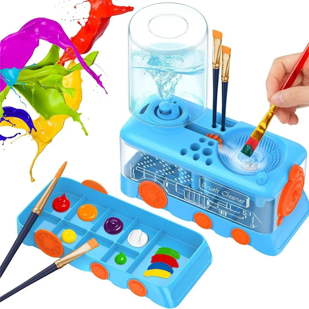 4-in-1 Brush Cleaner – Palette Stand and Basin
